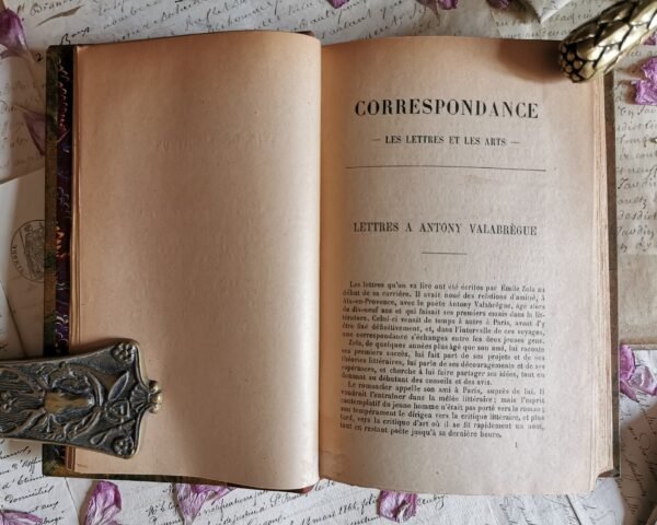 Correspondance les lettres et les arts (EO), Emile Zola, Fasquelle, 1908 – Image 9