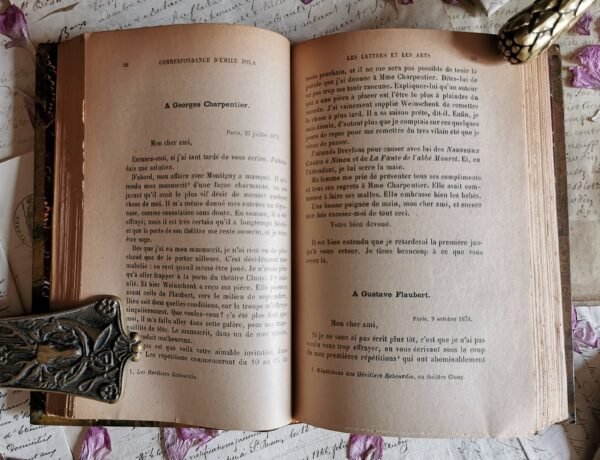Correspondance les lettres et les arts (EO), Emile Zola, Fasquelle, 1908 – Image 10