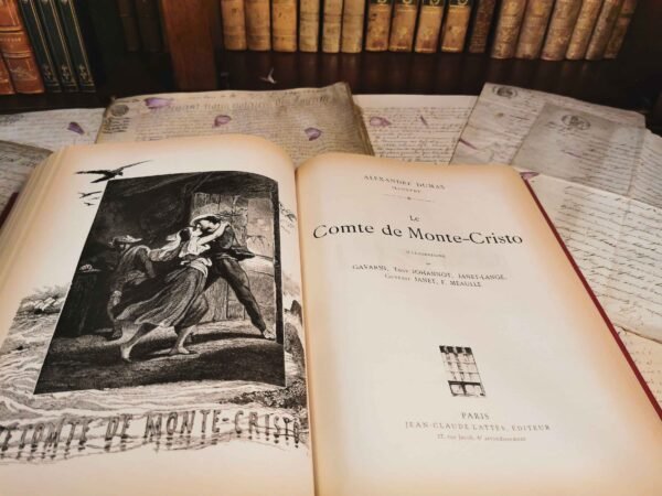 Comte de Monte Cristo & 3 mousquetaires, A.Dumas, Jean-Claude Lattes éd. 1988 – Image 3