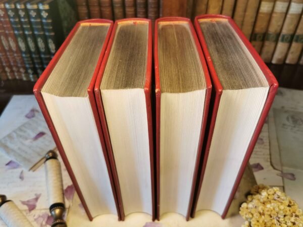 Fables de La Fontaine 4/4, Jean de Bonnot, livres anciens reliés cuir, 1969 – Image 3